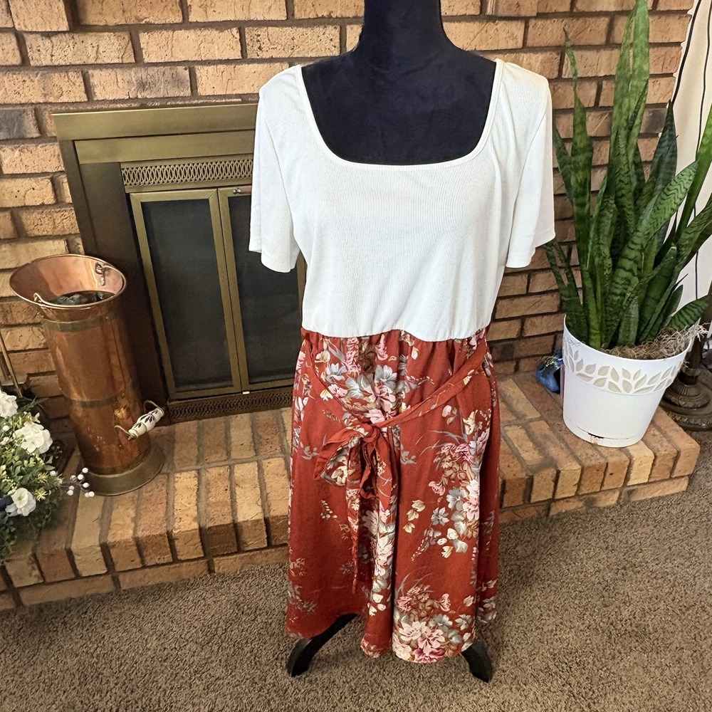 SHEIN Curve Floral 2XL Maxi Dress